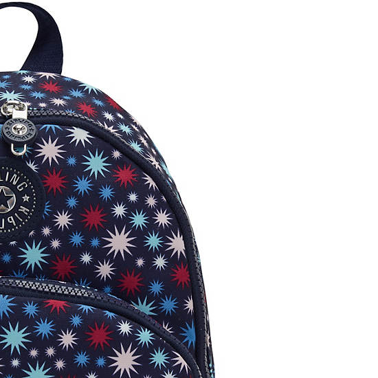 Sacs À Dos Kipling Paola Small Printed Bleu | FR 1614CT